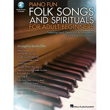 Fun Folk Songs and Spirituals for Adult Beginners Educational Piano Audio Online