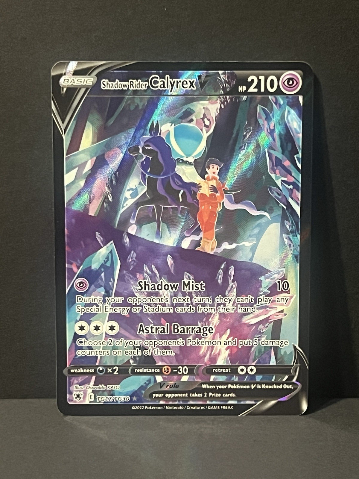 Shadow Rider Calyrex V TG17/TG30 Swsh10: Astral Radiance - Pokemon TCG NM