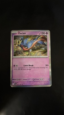 Zacian 045/094 Rare Phantasmal Flames Pokemon Holo LP