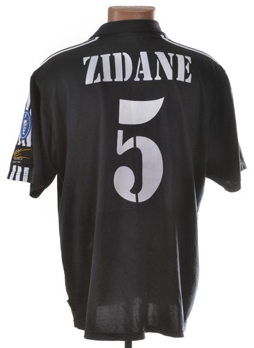 REAL MADRID 2002/2003 AWAY FOOTBALL SHIRT ADIDAS XL CHAMPIONS LEAGUE #5 ZIDANE