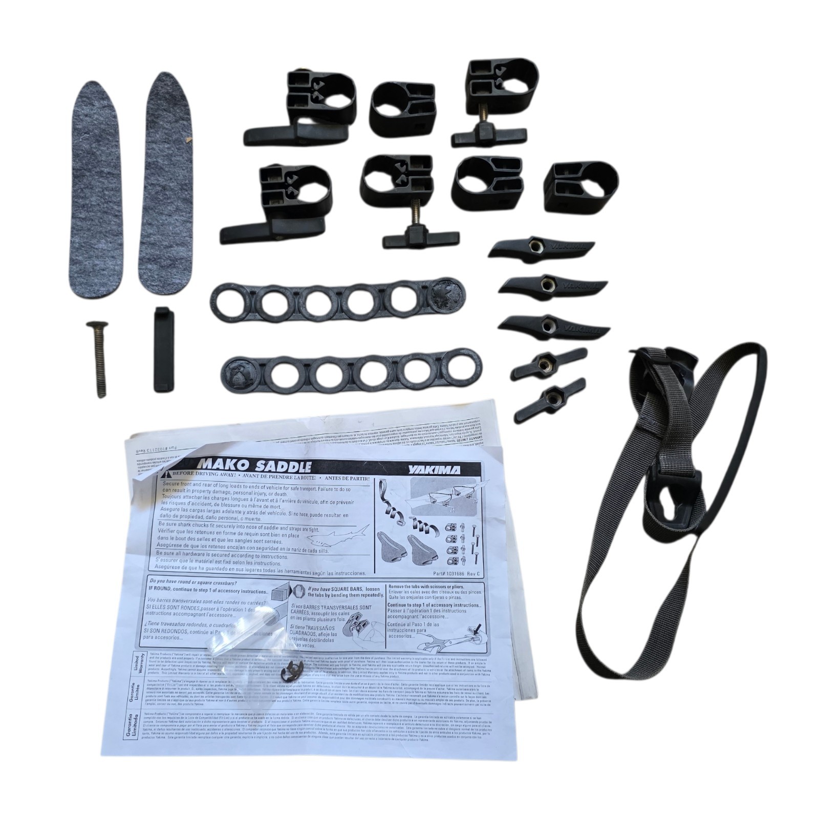 Saddle Misc Replacement Parts Only For Vehicle Roof Racks