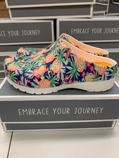 Dansko Kane Molded Clog Pineapples Women's Size 36 37 38 39 40 41 42 4145-510100