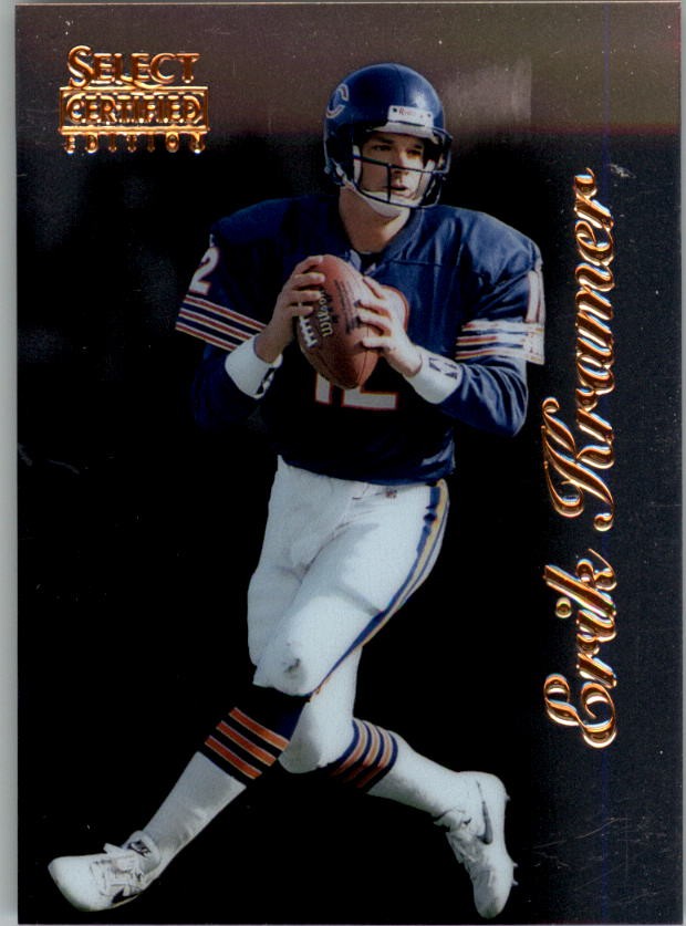 1996 Select Certified #11 Erik Kramer - FB