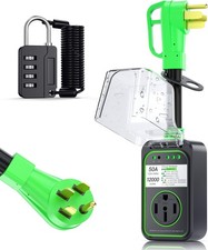 RV Surge Protector 50 Amp Waterproof, Upgraded 12000 Joules RV Power Protecto...