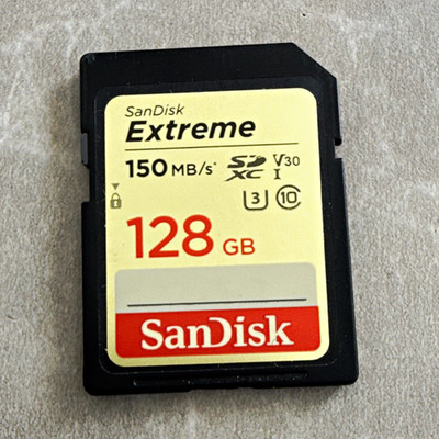 SanDisk Extreme SDXC Speicherkarte 128 GB 150 MB/s Class 10 universal kompatibel