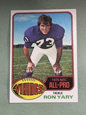 Ron Yary 1976 Topps Minnesota Vikings #30 MM473