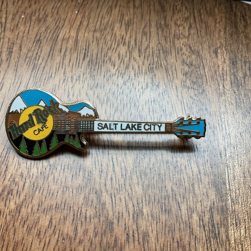 Hard Rock Cafe *Salt Lake City*Gibson Les Paul Guitar W/ Rocky Mountains Pin