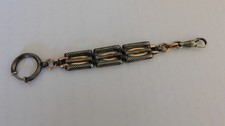 pocket watch chain silver niello silver pocke...