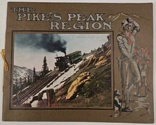 Vintage 1900s Nature's Beauty Spot"  17 Full-Color Views – Pikes Peak -Colorodo