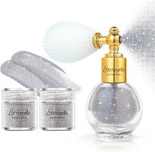 Silver Body Glitter Spray, Shimmering Spray Powder Sparkle Powder, Cosmetic Shim