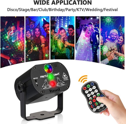 1024 Pattern RGB Laser Light Projector Party Light Decoration Disco Stage Light - Picture 8 of 12