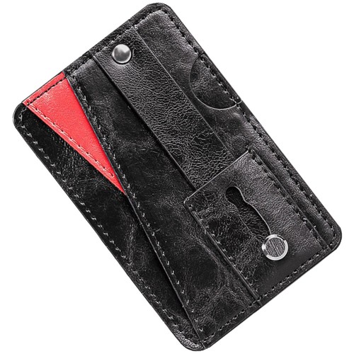 1pc Phone Pocket Mobile Phone Wallet Adhesive Holder Credit Pouch - 第 3/12 張圖片