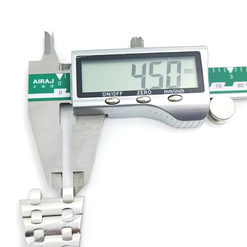 Armband 28 mm Silber massiv Stahl passend für AP Royal Oak Offshore 42 mm - Bild 4 von 11