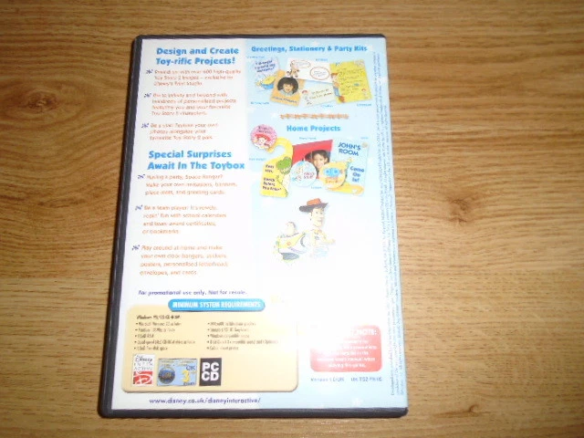 DISNEY Toy Story 2 Print Studio CD Rom with instruction booklet - Image 2 of 2