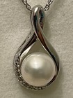 *NEW ITEM* GORGEOUS Kay Jewelers Sterling Silver “CULTURED PEARL” Weave Necklace — photo 6