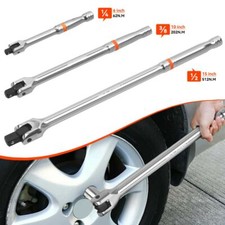 1/2" 3/8" 1/4"  Drive Breaker Bar Flex T Handle Power Bar Wheel Wrench 3PCS UK