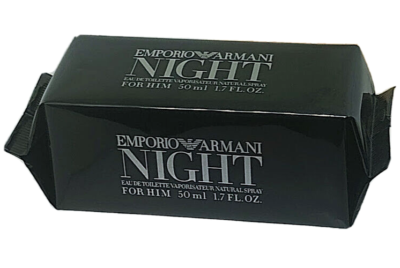 ❤️EMPORIO ARMANI NIGHT FOR HIM 1.7 Fl oz.50ml. EAU DE TOILETTE