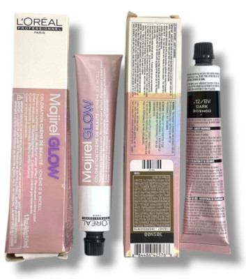 L'oreal Majirel Glow Permanent Creme Color (1.7oz/50ml/12/BV Dark) Lot Of 2 NEW
