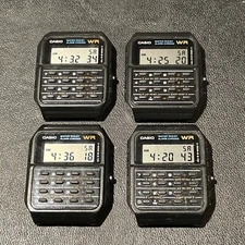 Casio Calculator Watch 35mm Black 437 CA-53W Chronograph Vintage Late 80s / 90s