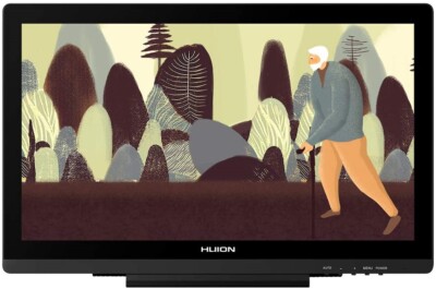 Huion Kamvas GT-191 Grafiktablett Stift-Display Monitor 19.5'' FHD 1920x1080 HDMI