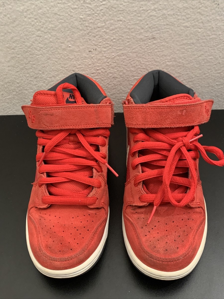 nike sb dunk mid hyper red