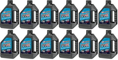 12 Liter Bottles Maxima PWC 4T 10W-40 Personal Water Craft Engine Oil