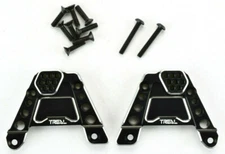 Treal Axial SCX10 III Black 7075 Aluminum Rear Shock Mount Tower Set