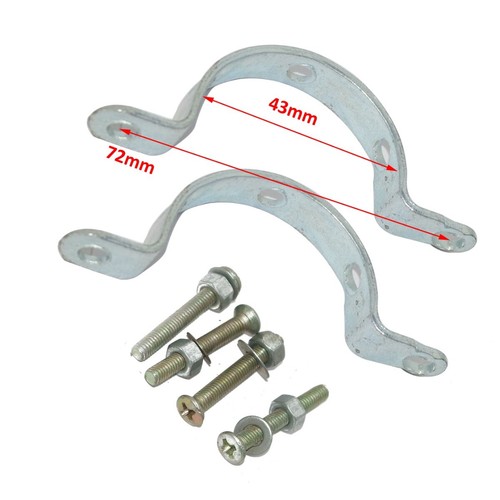 Lambretta LI GP SX TV Fork Link Cover Alloy Polished + Clamp Series 1 2 3 - Picture 3 of 10
