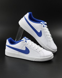 nike court royale white blue