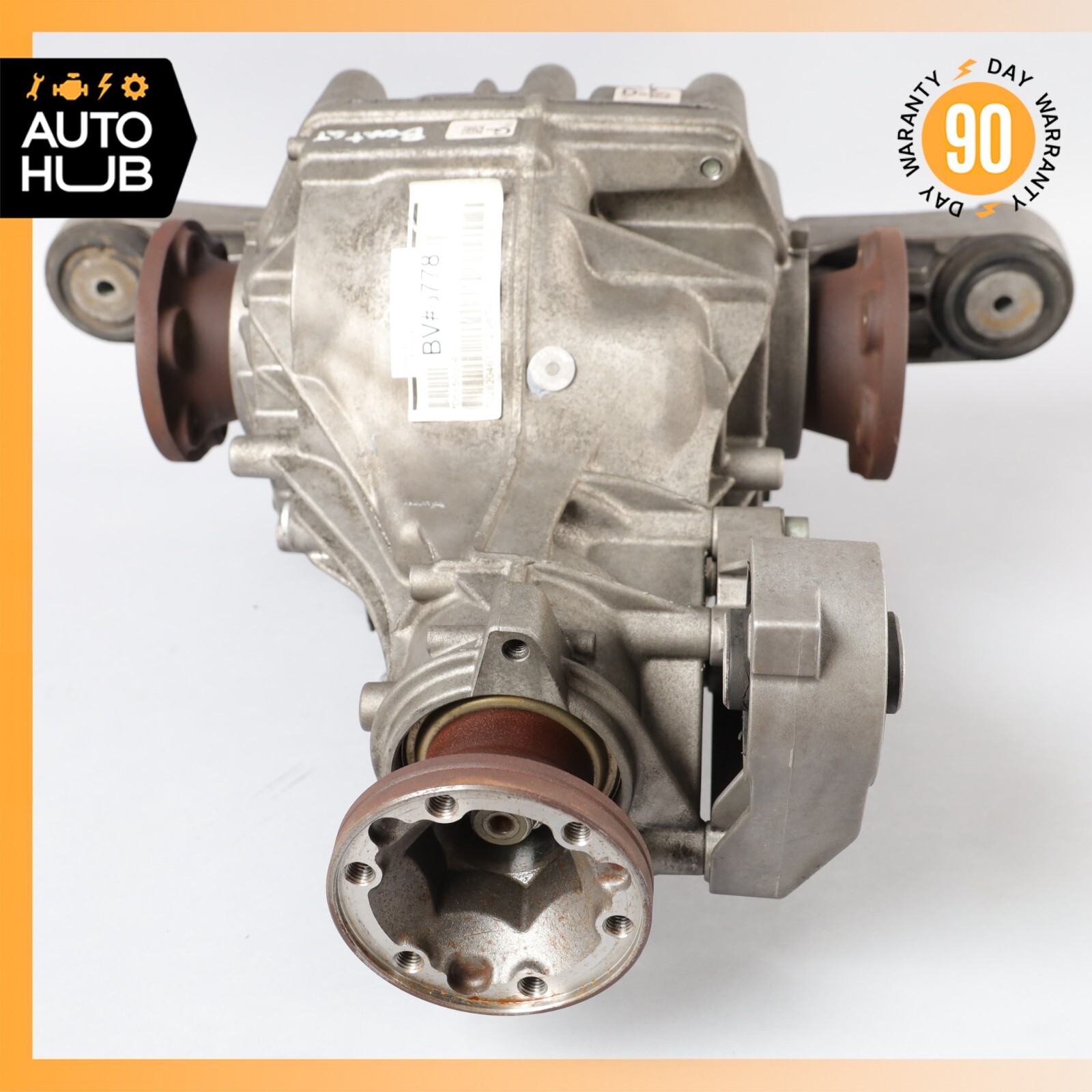 03-18 Bentley Continental GT 6.0L Rear Differential Diff Axle Carrier OEM 92k