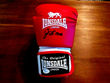 JAKE LAMOTTA RAGING BULL BOXING CHAMP HOF SIGNED AUTO LONSDALE BOXING GLOVE JSA