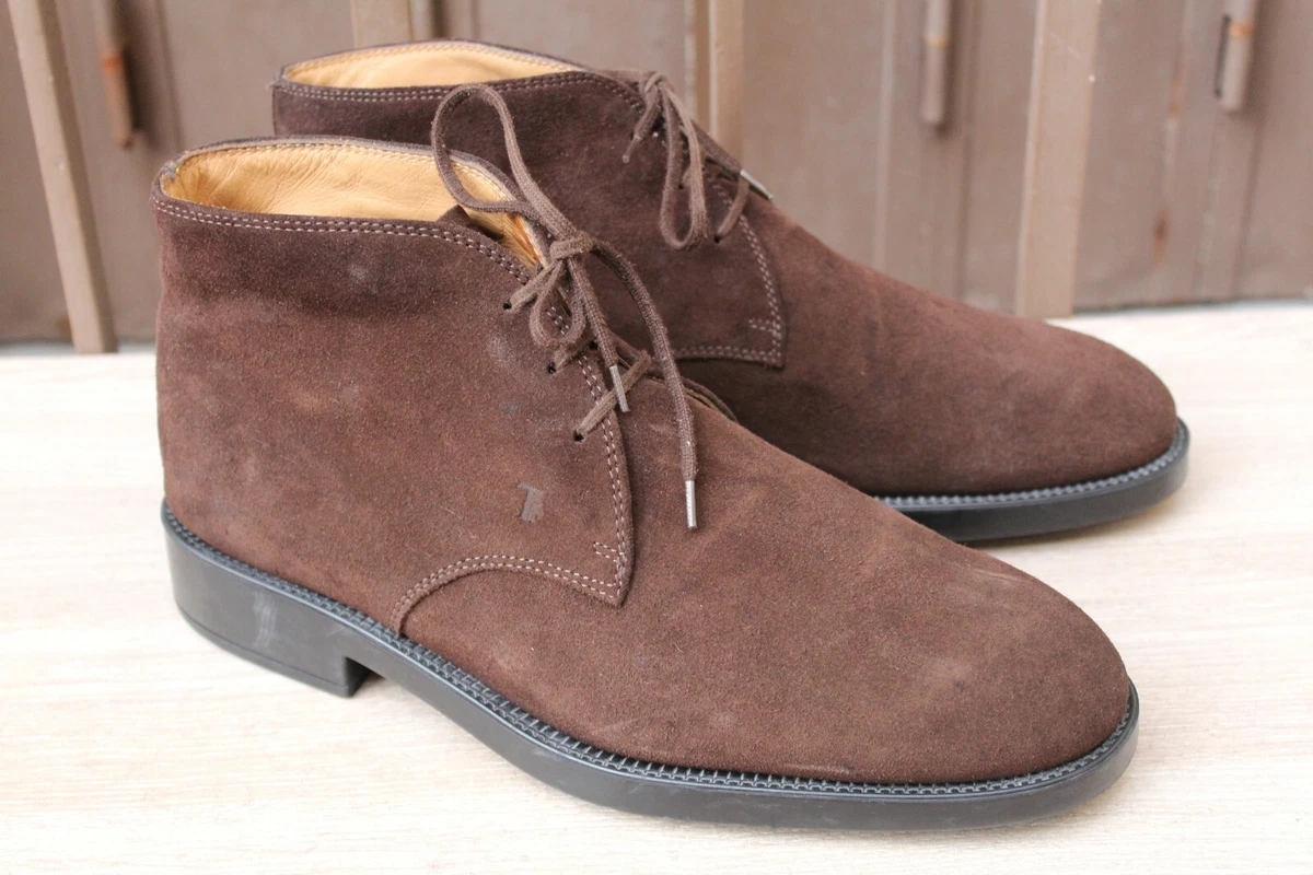 CHAUSSURE BOOTS TOD S DAIM 8 42 EXCELLENT ETAT MEN S SHOES eBay