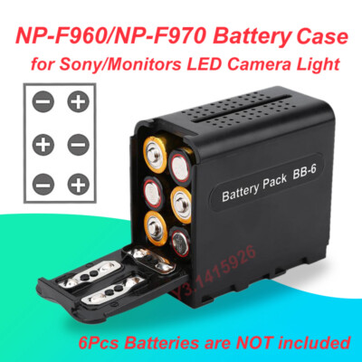 NP-F960/NP-F970 Battery LED Camera Light Panel for Sony/Monitors