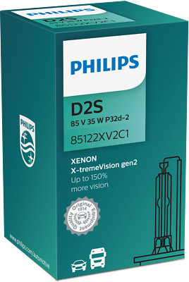 1 x Philips Xenon X-TremeVision D2S GEN2 Xenon-Brenner 85122XV2C1 Original