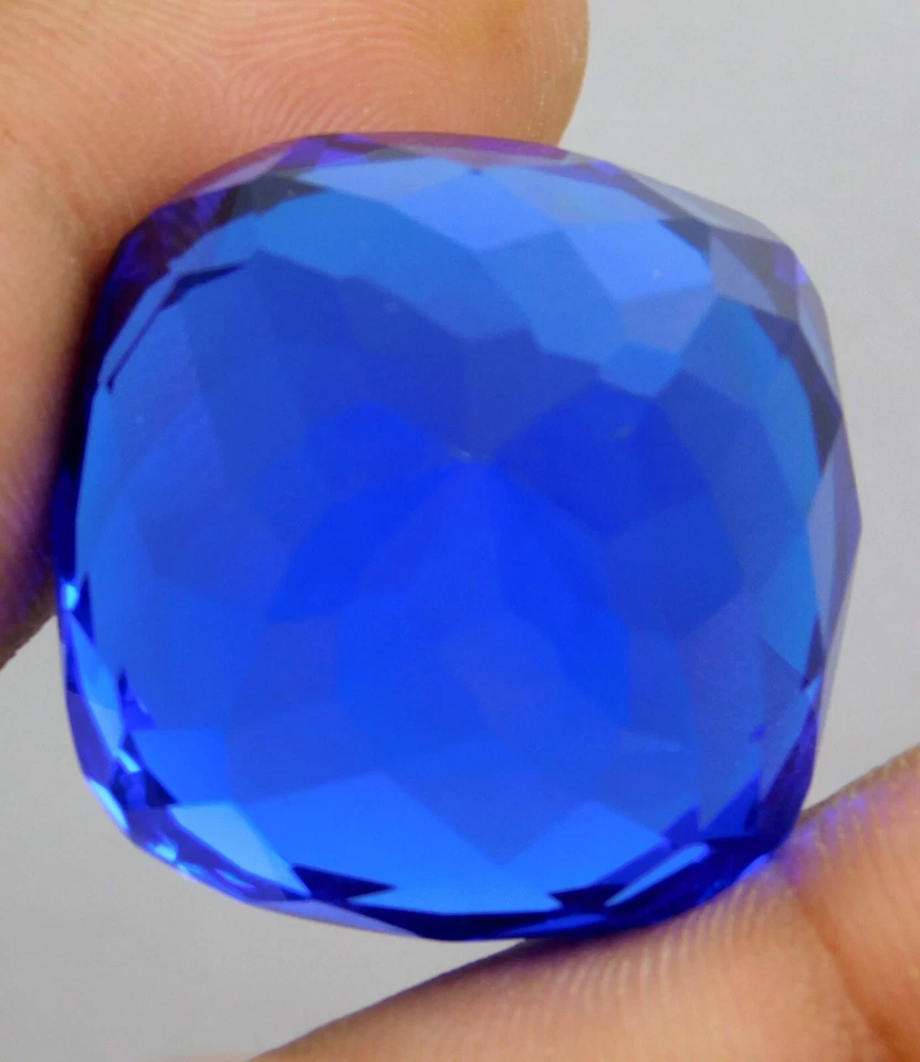 93.10 Ct Natural Blue Tanzania Of Tanzanite Cushion Cut Loose Gemstone Certified - Image 4 of 4