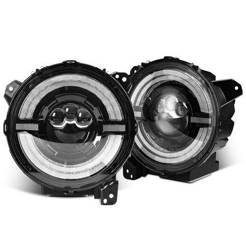 9 inch LED Headlights for Jeep Wrangler JL Gladiator 2018 19 2020 2021 2022 2023 - Picture 11 of 13