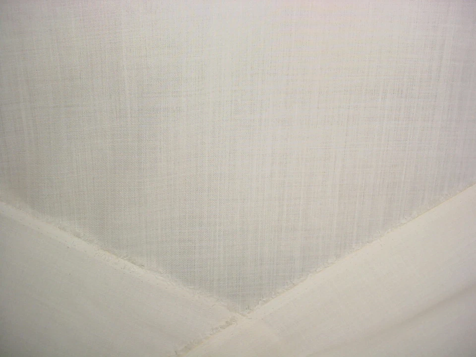 5Y Scalamandre RW 00011166 Condor Wool Cream Semi Sheer Wool Upholstery Fabric - Image 4 of 4