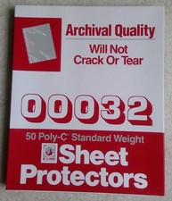 20x Archival Quality SHEET PROTECTORS - For Photo Albums, Keepsakes, Scrapbooks