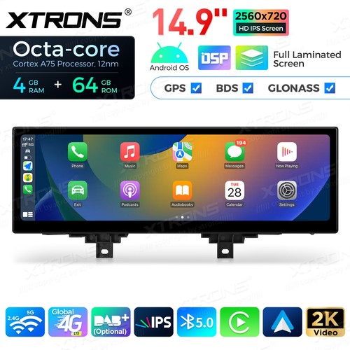 XTRONS 14,9" Autoradio für BMW 3er 4er F30 F36 Android 13 4G+64GB 8Kern GPS Navi - Afbeelding 2 van 22