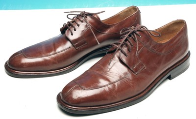 Mezlan 10 1/2 brown MEZLAN Mens Dress Shoes Brown Leather Lace Up Cap Toe  main image 2