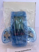 Pocket Game Player Hand Held 11 Games Clear Blue Portable Video game 
