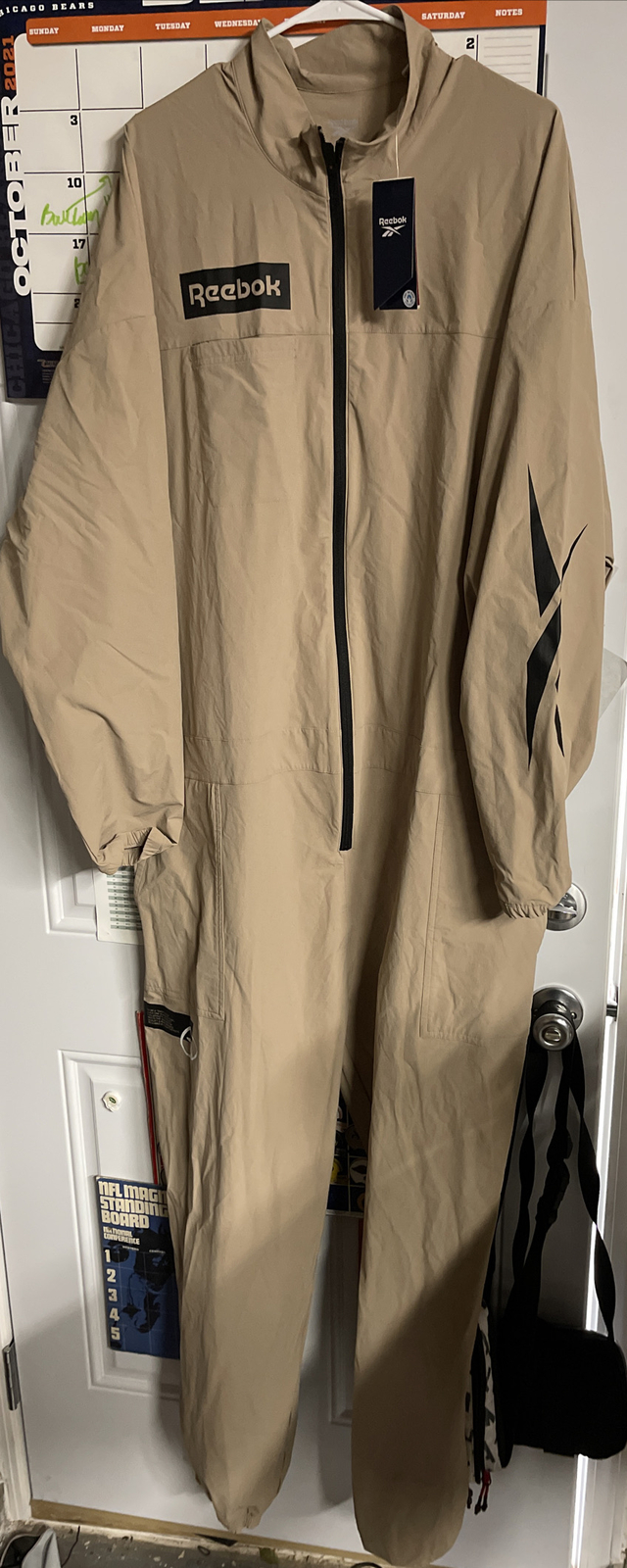 reebok ghostbusters jumpsuit