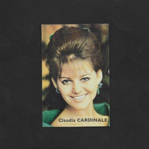 Late 1960's Victoria Chocolates #88 CLAUDIA CARDINALE Movie Star Card - 第 1/2 張圖片