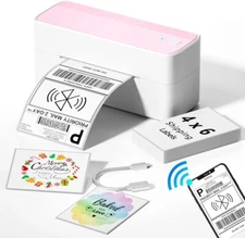 Itari Bluetooth Thermal Shipping Label Printer for Small Business 4x6