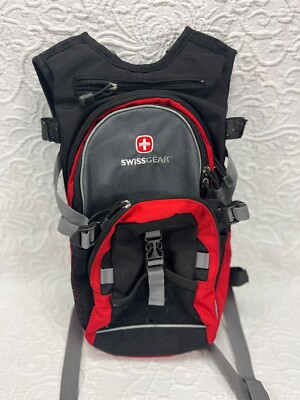 SWISSGEAR Small Red/Black Polyester Backpack 15 X 9