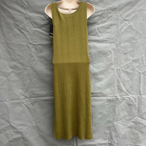 Nuevo con etiquetas Vestido Suéter Marc O'Polo Stockholm Talla 40 Verde Tejido Acanalado Midi Talla 10 - Imagen 2 de 8