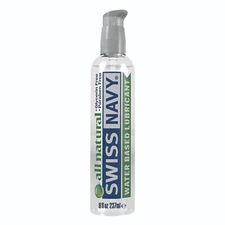 Swiss Navy Natural Water-Based Lubricant Premium Personal Lube Long-Lasting