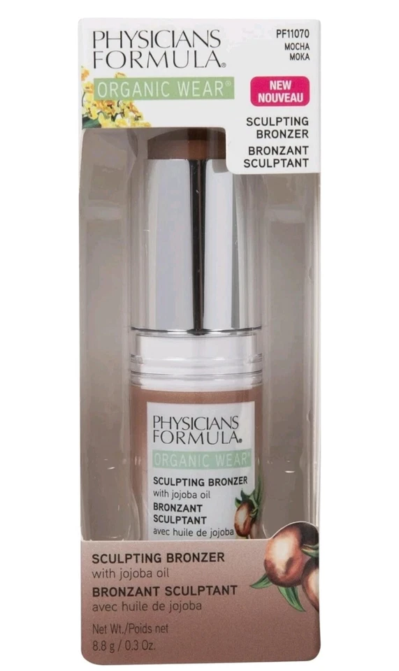 2 pack Physicians Formula Organic Wear Sculpting Bronzer NIP PF11070 - Mocha - Image 2 of 4