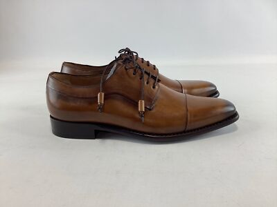 Mens Mezlan Platinum Light Brown Leather Oxford Shoes 9M NEW  display picture 3