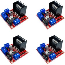 4 Pcs L298N Module Motor Driver For Arduino ESP32 ESP8266 Raspberry Pi